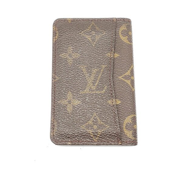 Authentic Louis Vuitton Monogram Canvas Pocket Organizer card wallet 65-121025 - Picture 2 of 8
